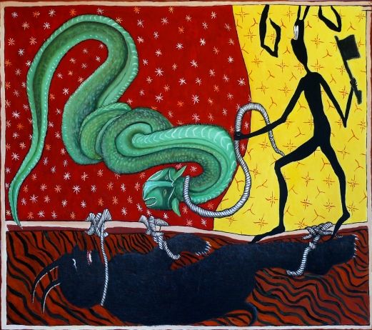Il Diavolo incatenato nell´abisso e il Drago (Il Coniglio Nero)